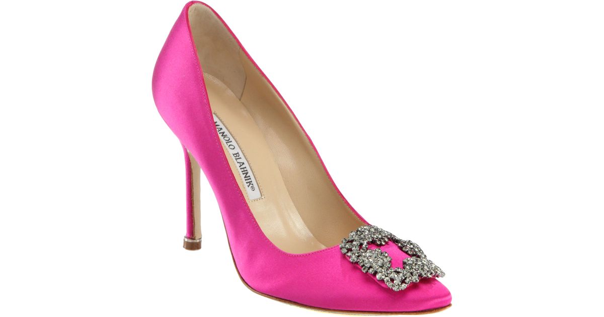 manolo blahnik hangisi flat pink