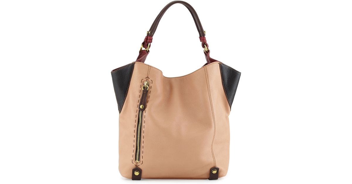 Lyst Oryany Aquarius Colorblock Per Tote Bag In Natural