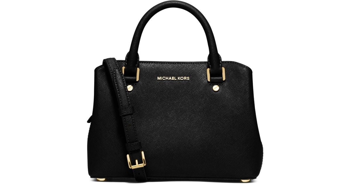 michael michael kors savannah saffiano leather satchel