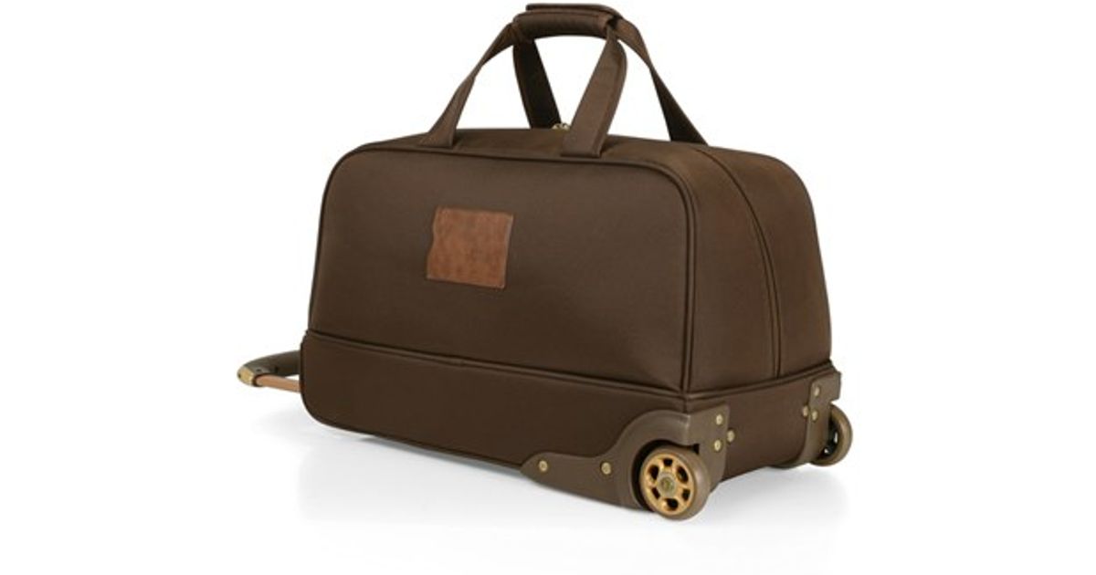 Lyst Tommy Bahama Harbor Elua Wheeled Duffel Bag In Brown For Men