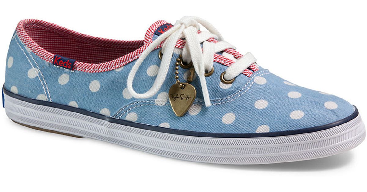 keds blue floral