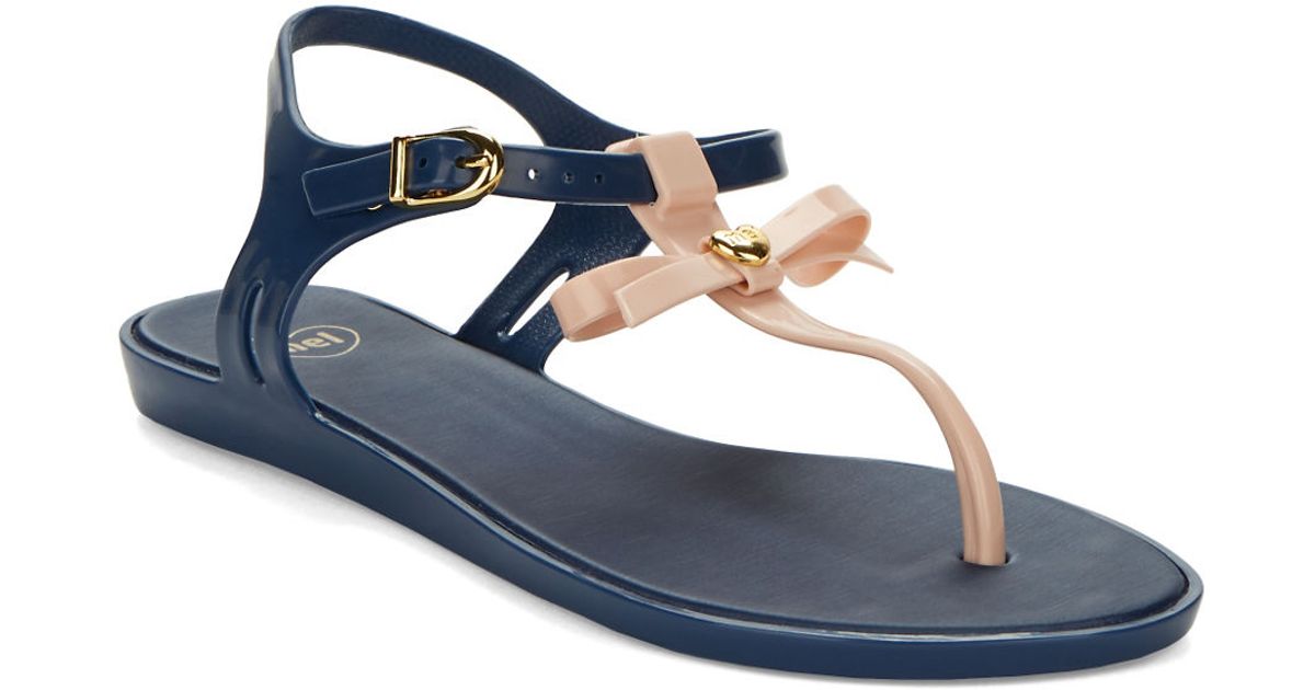 mel special ii jelly sandals in blue lyst mel special ii jelly sandals in blue lyst