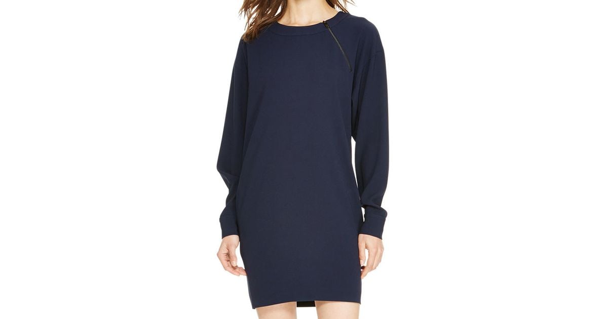 Asymmetrical Zipper Dress