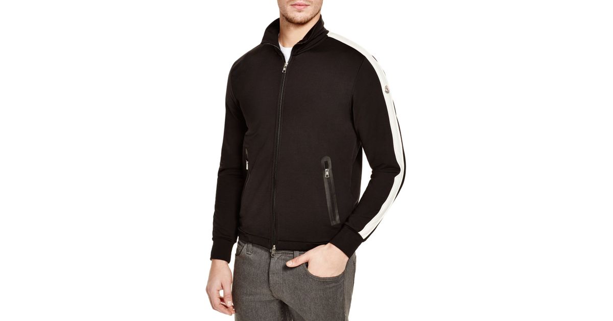 moncler black track top moncler black track top