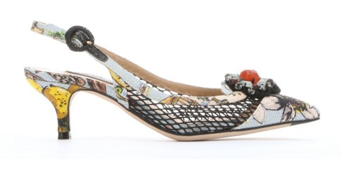 pale blue sling backs