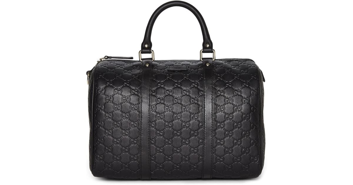 Gucci Black Ssima Joy Boston Bag
