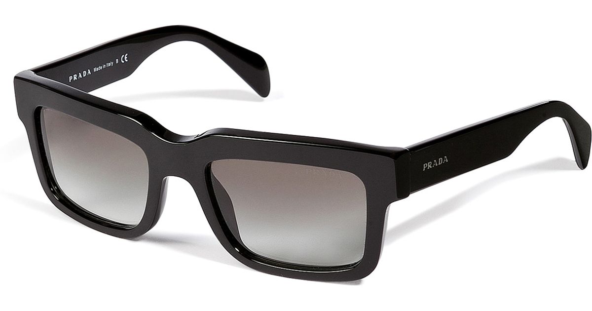prada thick frame sunglasses