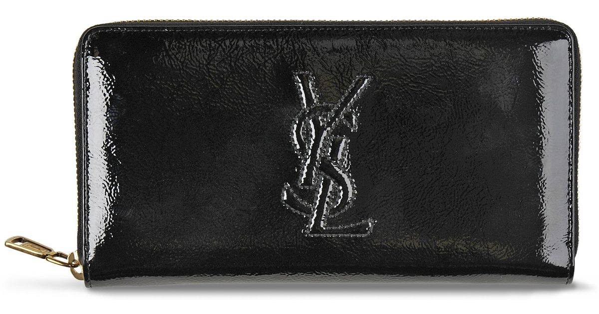 yvessaintlaurent bags - Saint laurent Belle De Jour Zip Around Wallet in Black | Lyst