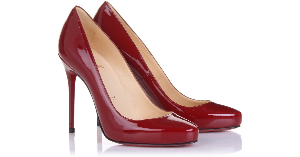 Christian louboutin Elisa 100 Pumps in Red | Lyst