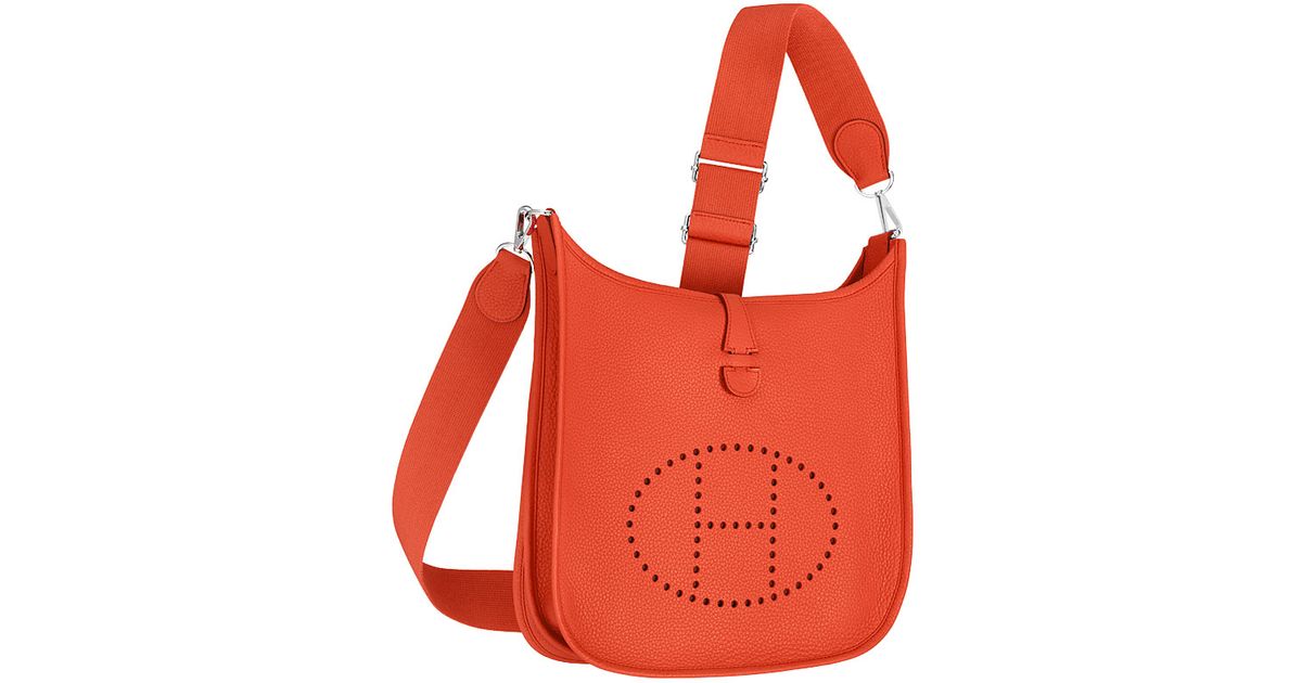 Herms Evelyne Iii in Orange (silver) | Lyst