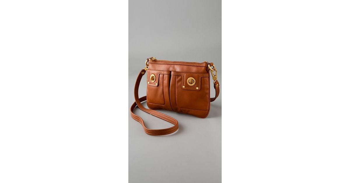 marc jacobs lock that leather messenger bag