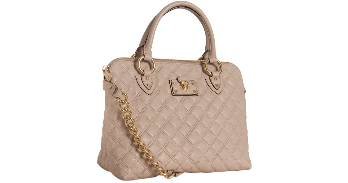 Lyst Marc Jacobs Blush Quilted Leather The Standard Shoulder Bag in Pink