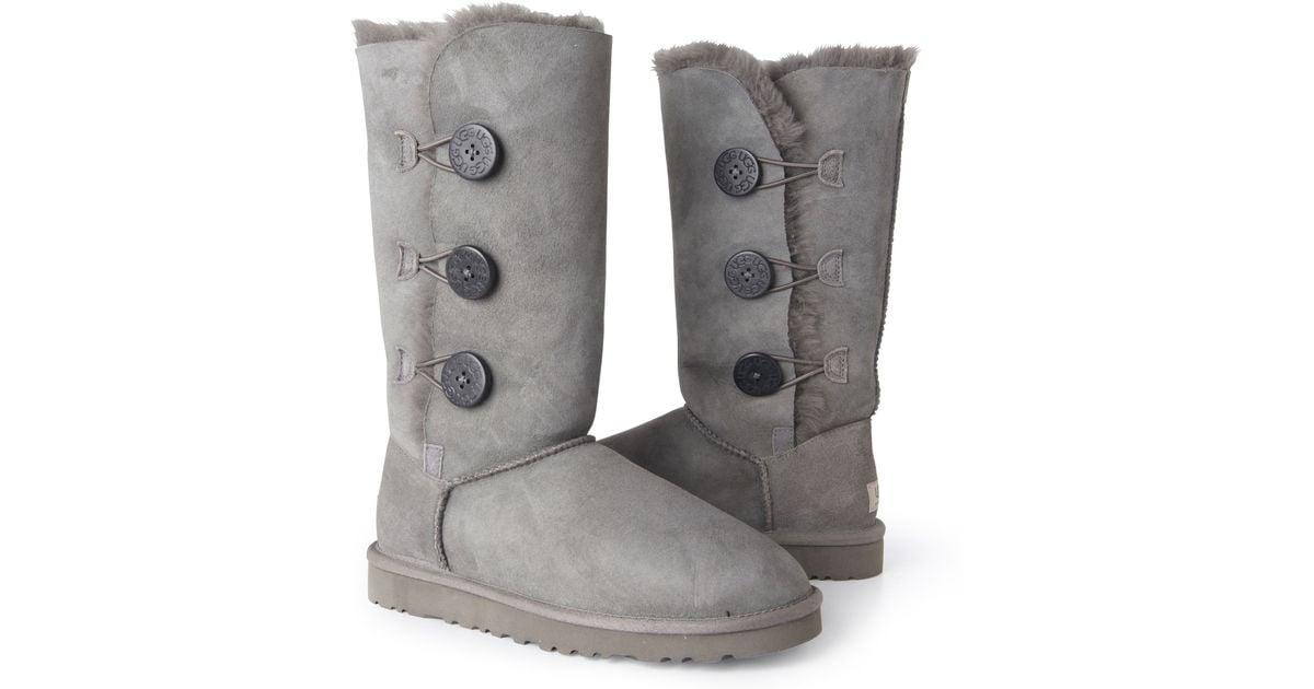 gray uggs with buttons gray uggs with buttons