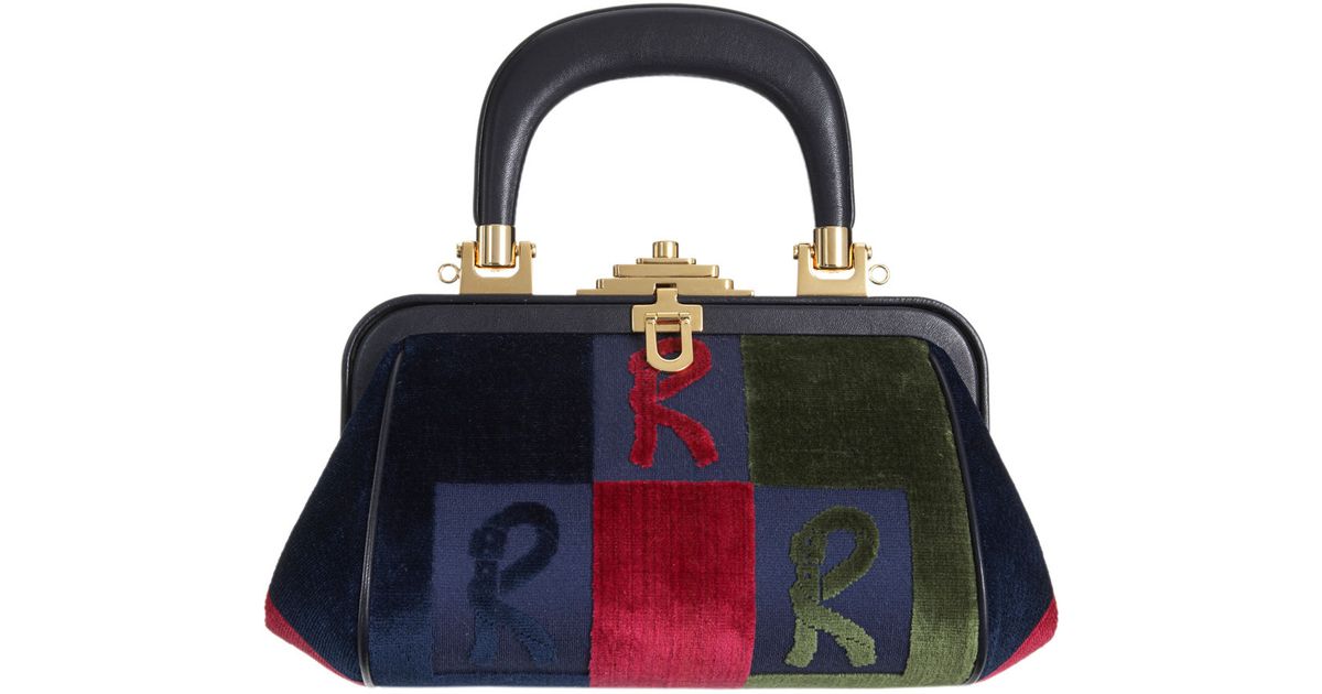 Roberta Di Camerino Blue Small Bagonghi Vintage Bag