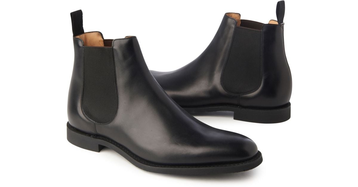 Church's Ely Leather Chelsea Boots in Black for Men | Lyst