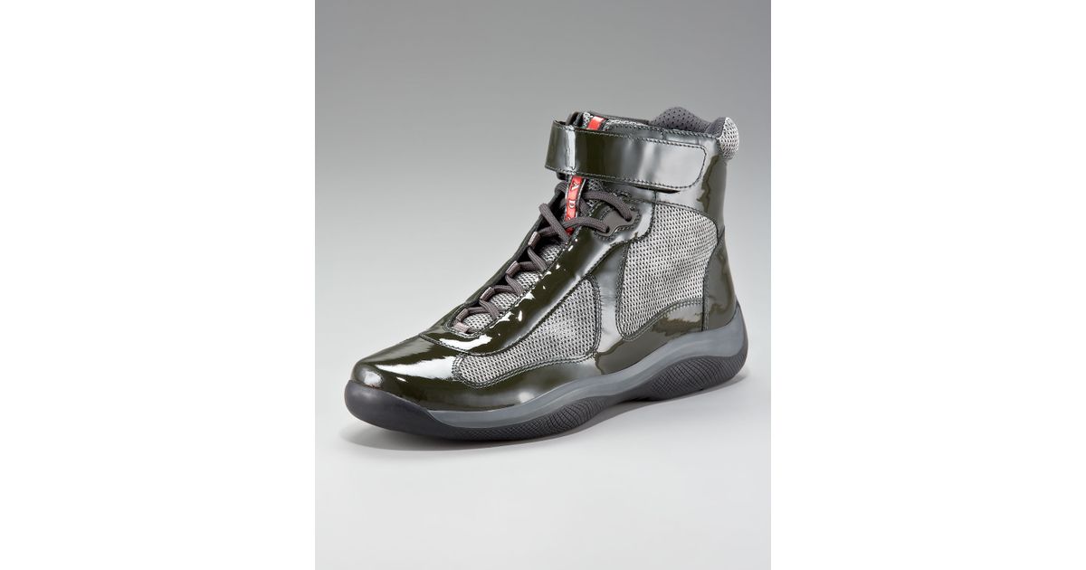 green prada trainers