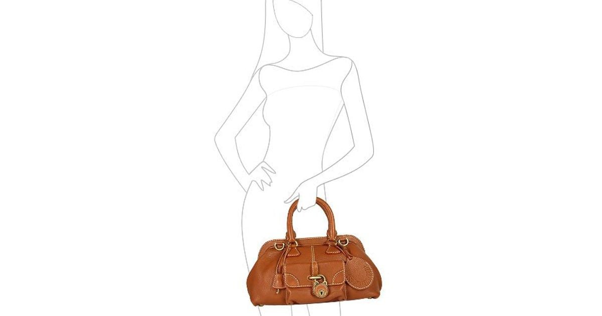 Lyst Buti Brown Soft Italian Leather Doctor Style Large Handbag In Lyst Buti Brown Soft Italian Leather Doctor Style Large Handbag In