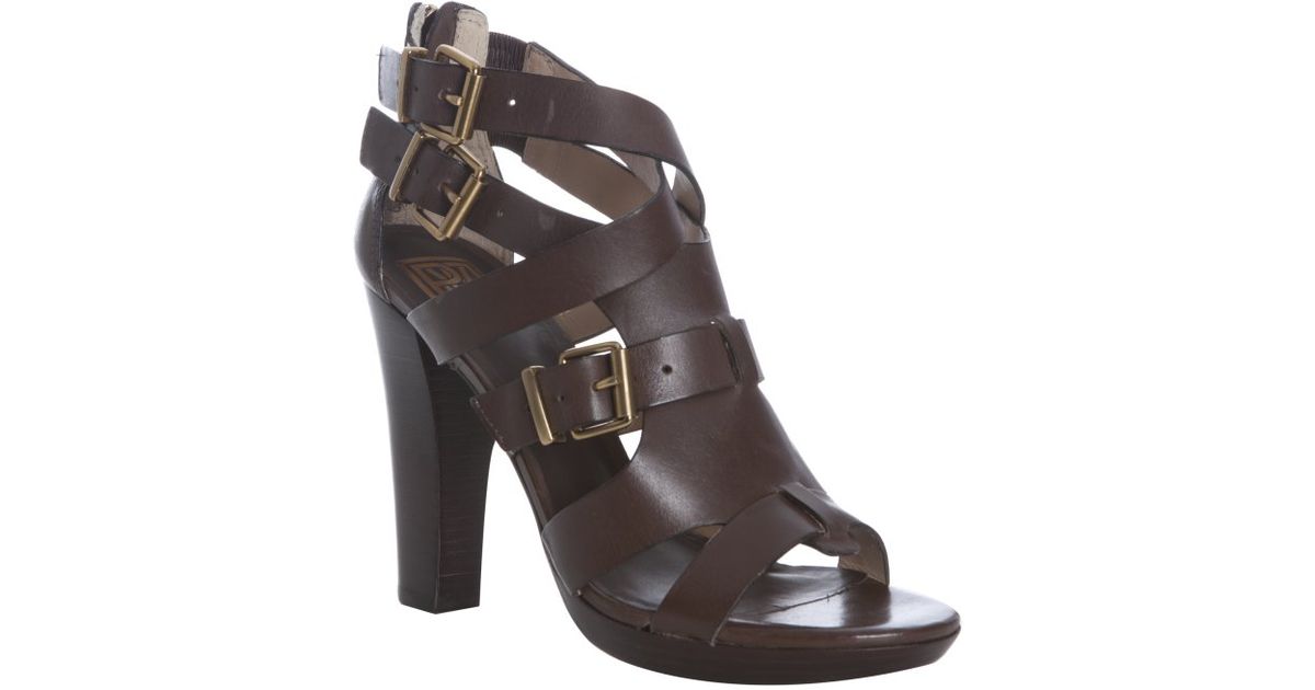 Kaira Gold Lace-Up Heels in 2020 | Gold lace up heels, Gold shoes heels, Strap heels