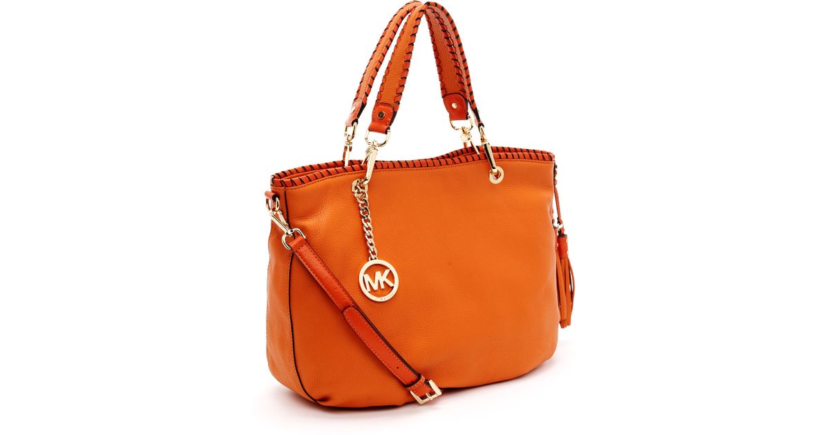 michael kors tangerine tote