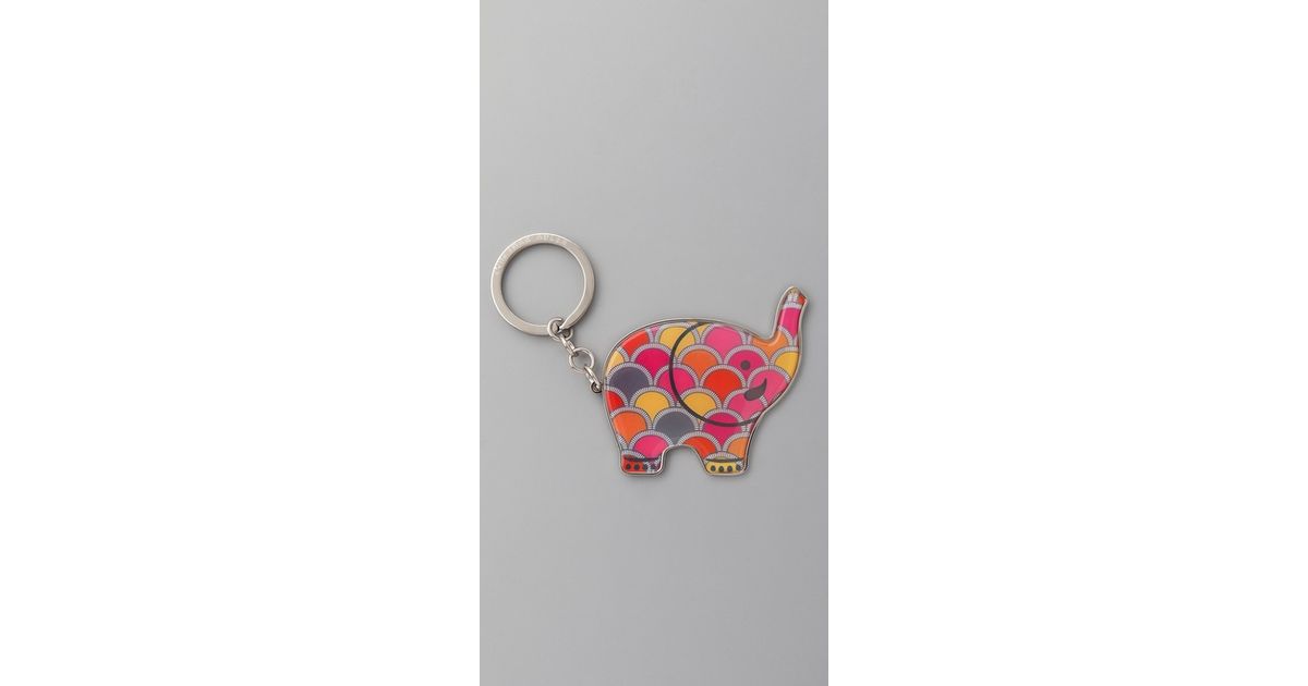 Jonathan adler Elephant Keychain in Pink Lyst