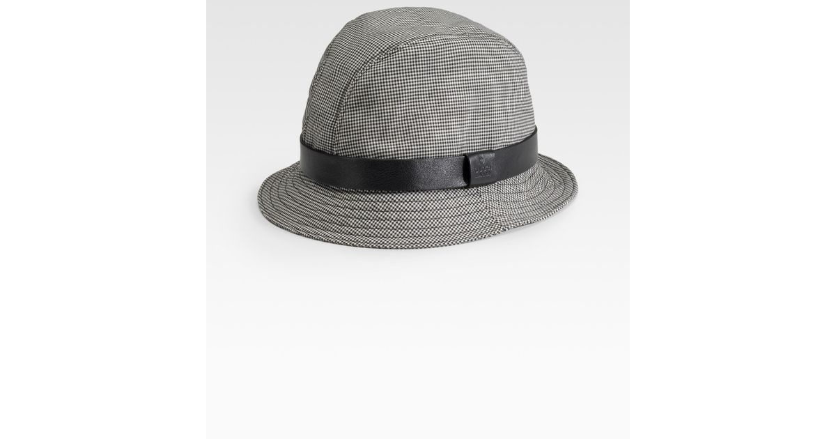 Gucci Bucket Hat in Gray for Men Lyst