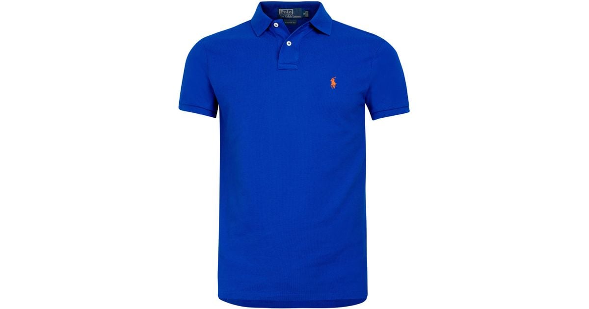 Lyst - Polo Ralph Lauren Royal Blue Polo Shirt in Blue for Men