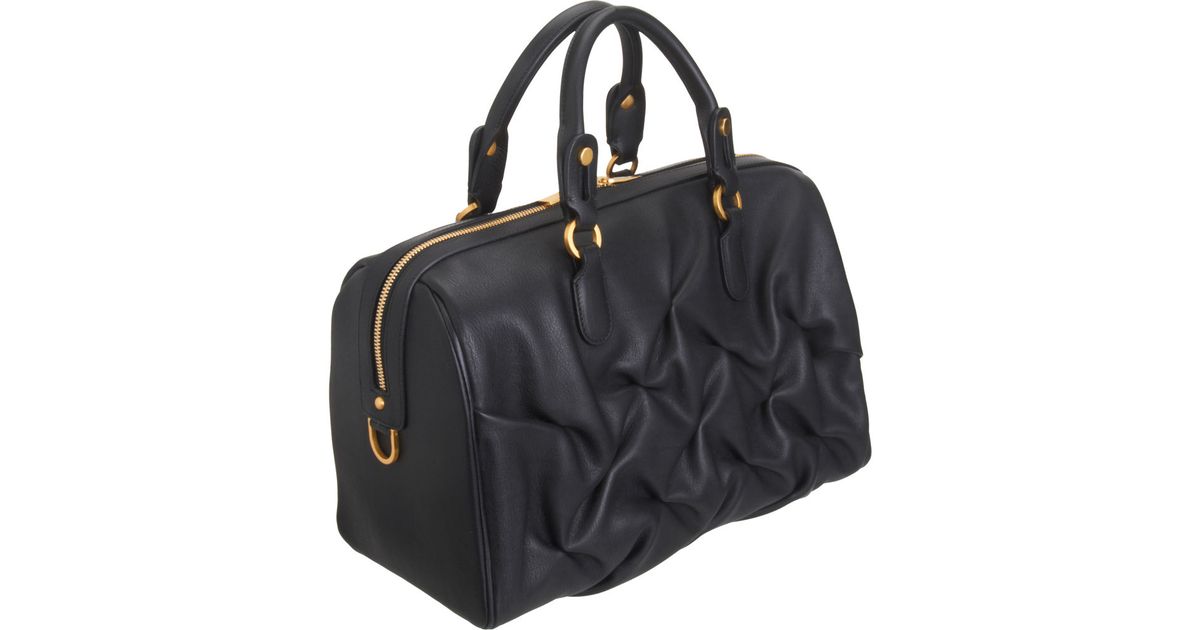 Smythson Nancy Bowler Bag In Black Lyst
