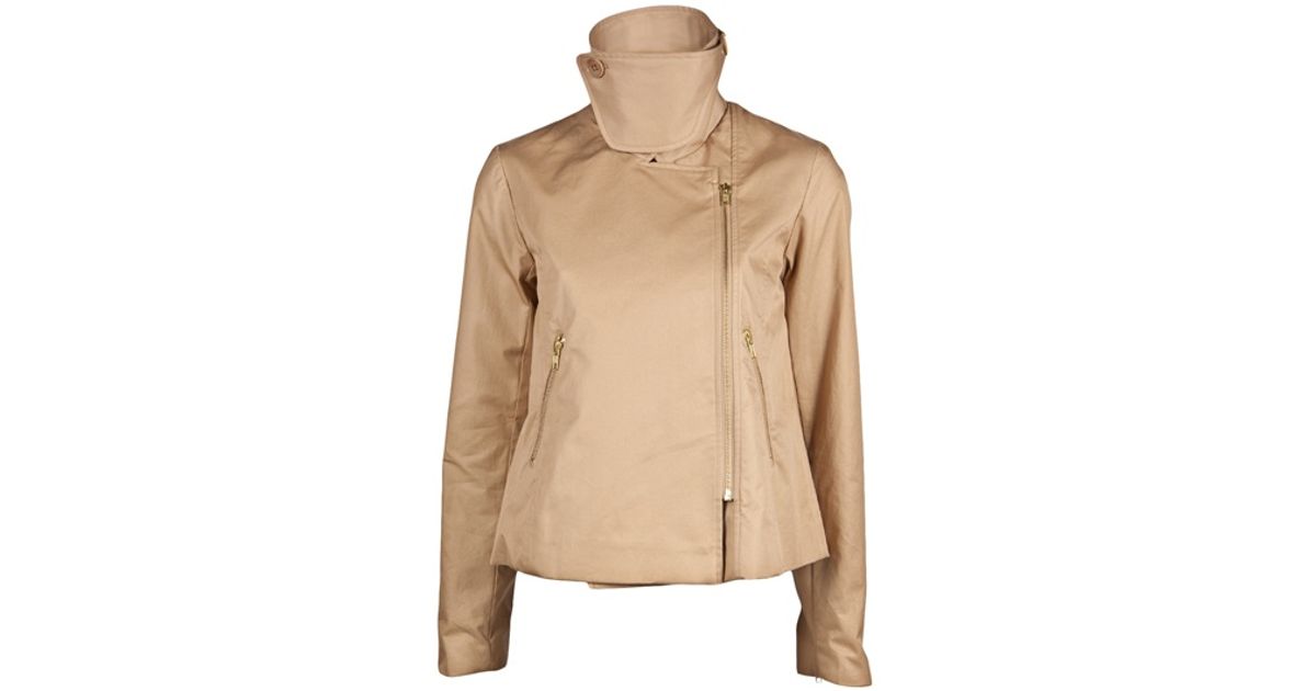 By Malene Birger Natural Short Swing Jacket Lyst