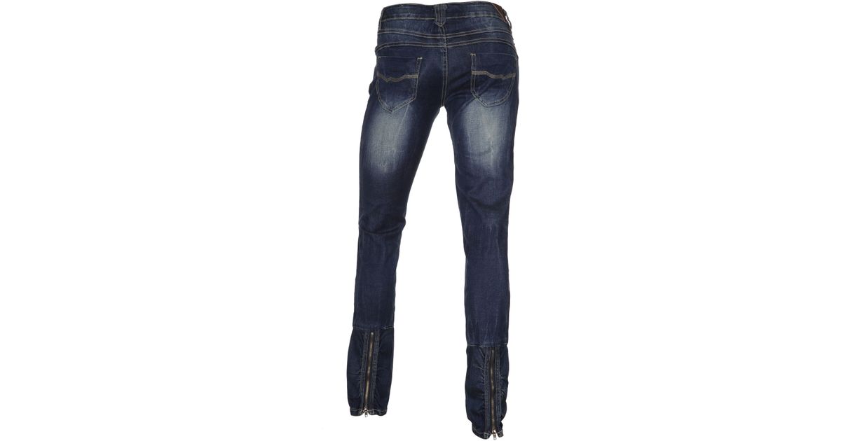 Bench Gleam Super Skinny Jeans In Blue Lyst