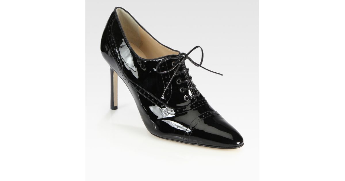 manolo blahnik black lace