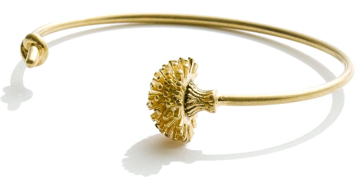 Madewell Dandelion Cuff in Metallic Lyst