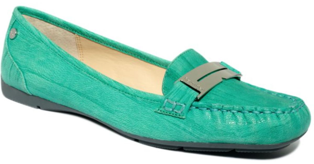 calvin klein women's driving moccasins