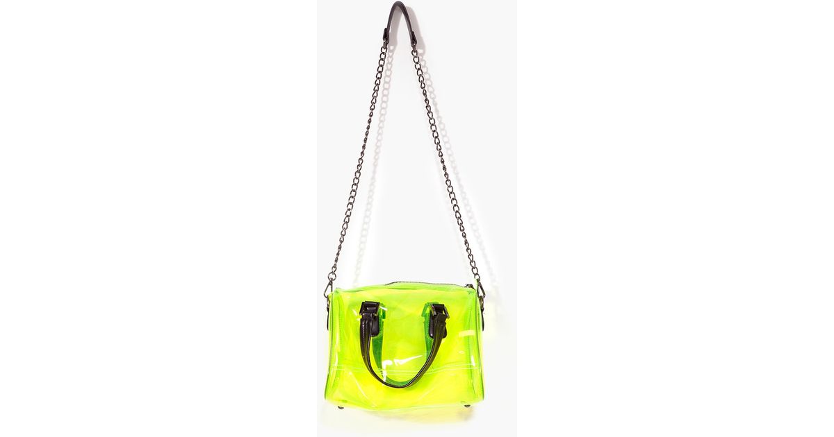 Lyst Nasty Gal Electric Jelly Bag Yellow in Yellow