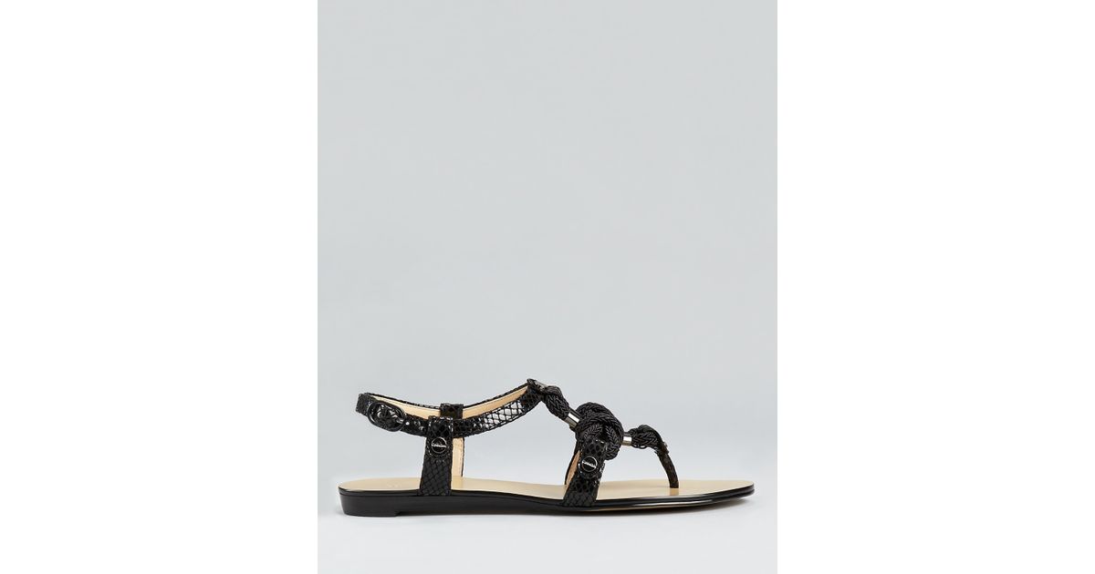 calvin klein women's sadra ankle strap flat sandals