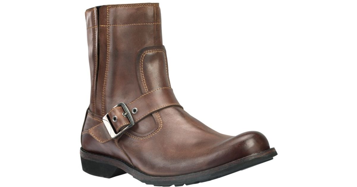 Timberland Brown Earthkeepers City Zip Buckle Boots for men Timberland Brown Earthkeepers City Zip Buckle Boots for men