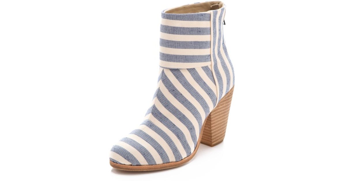 canvas booties