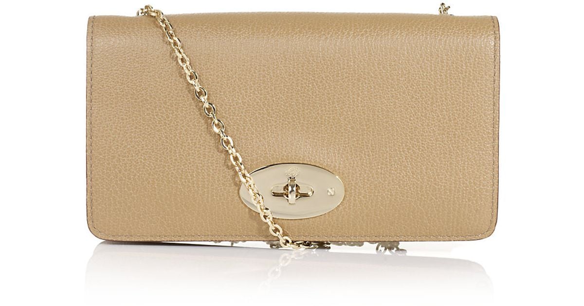 mulberry clutch tan