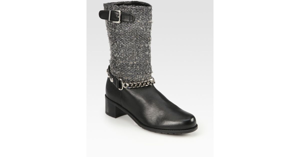 stuart weitzman moto boots