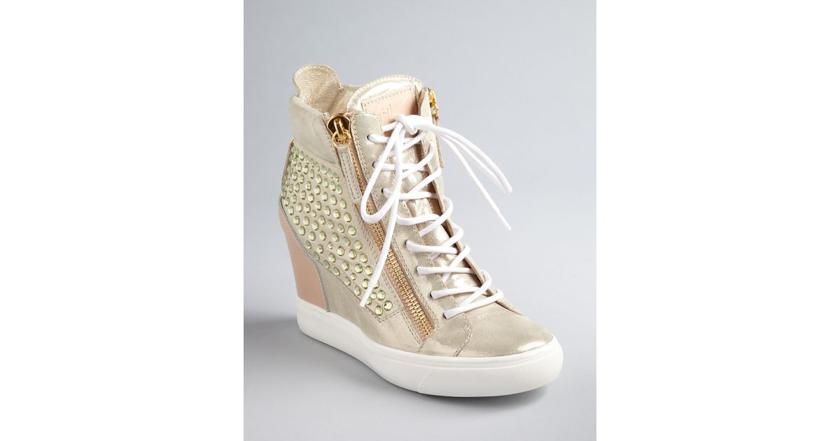 giuseppe zanotti wedge booties