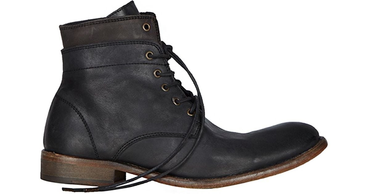 Lyst Allsaints Cropped Layer Boot in Black for Men