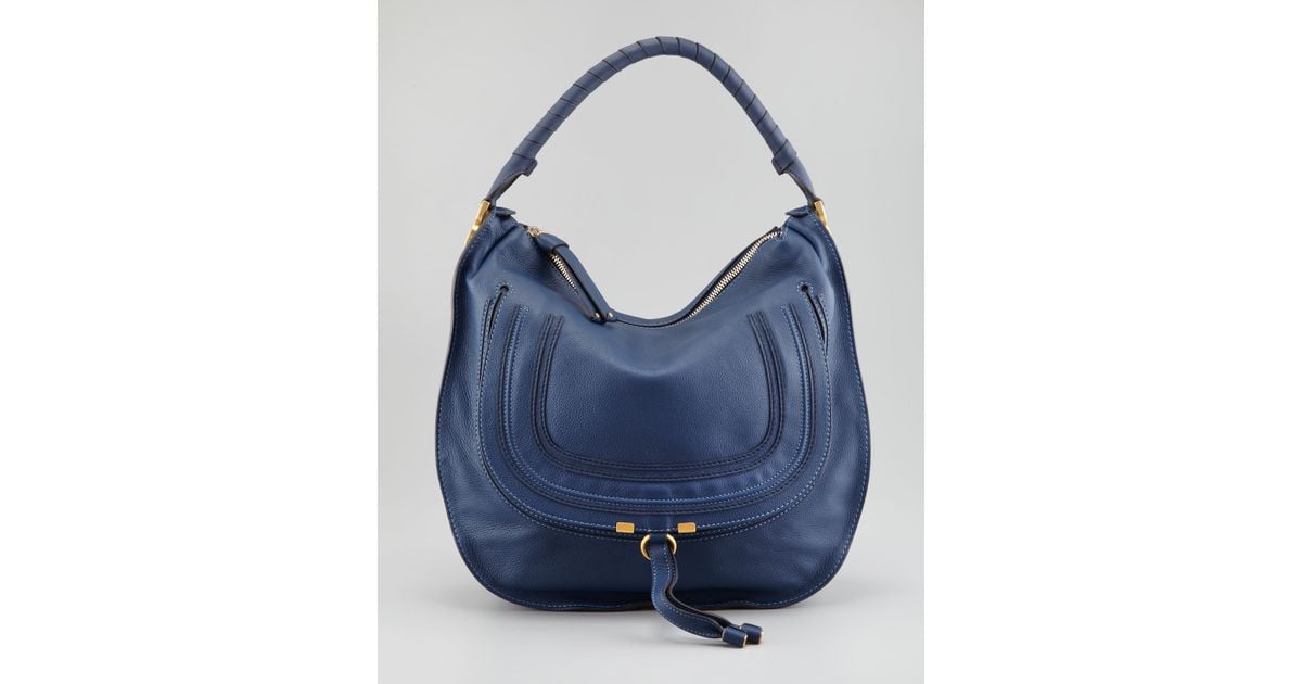 Chlo Marcie Large Hobo in Blue (770royal) | Lyst  