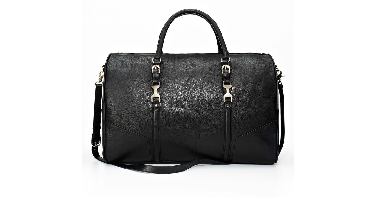 Lyst Ann Taylor Weekender Duffle Bag In Black
