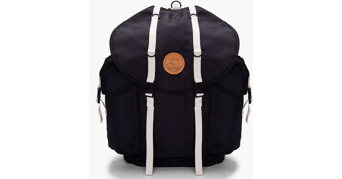 black stussy backpack