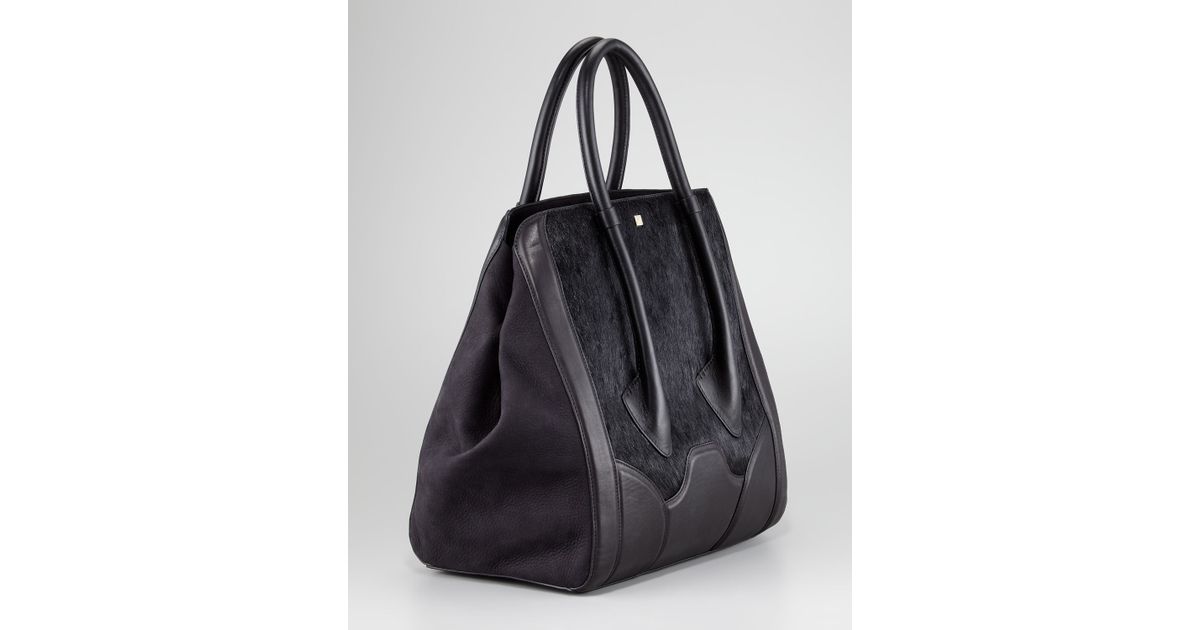 Lyst Pour La Victoire Butler Calfhair Bag In Black