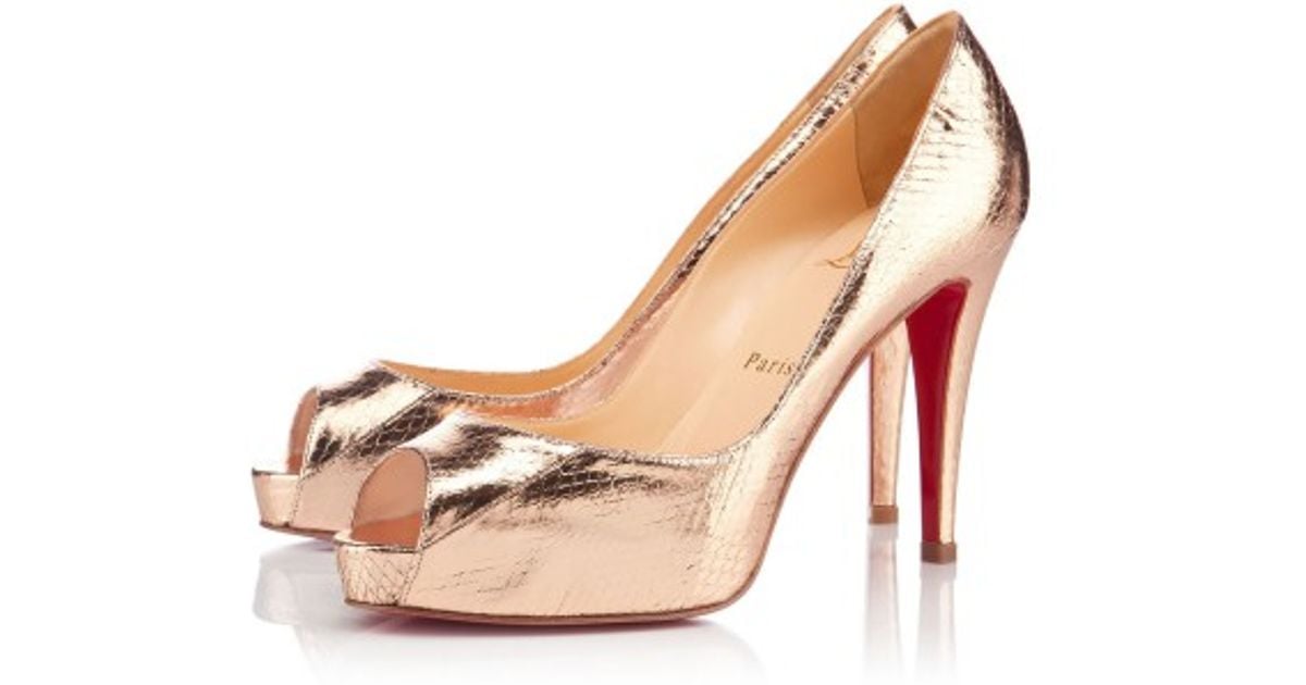 christian louboutin leopard print leather heels very prive  