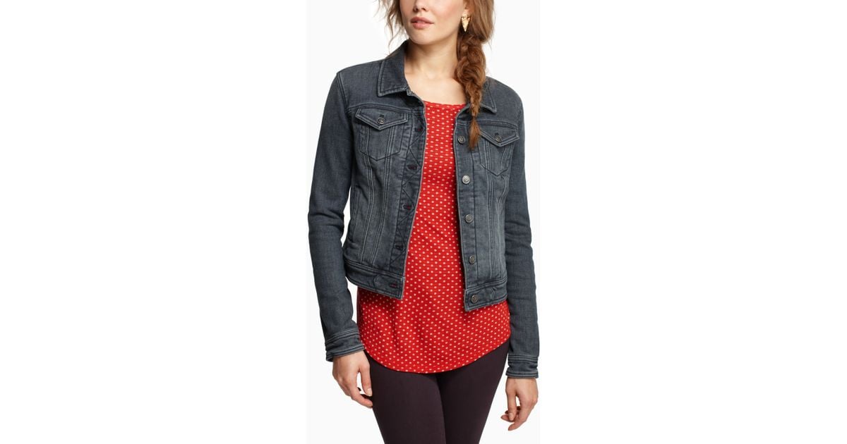 Lyst Anthropologie Cozier Denim Jacket in Blue