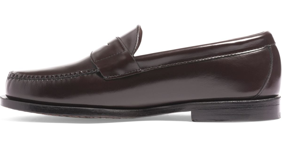 Brooks brothers Classic Penny Loafers in Brown for Men | Lyst