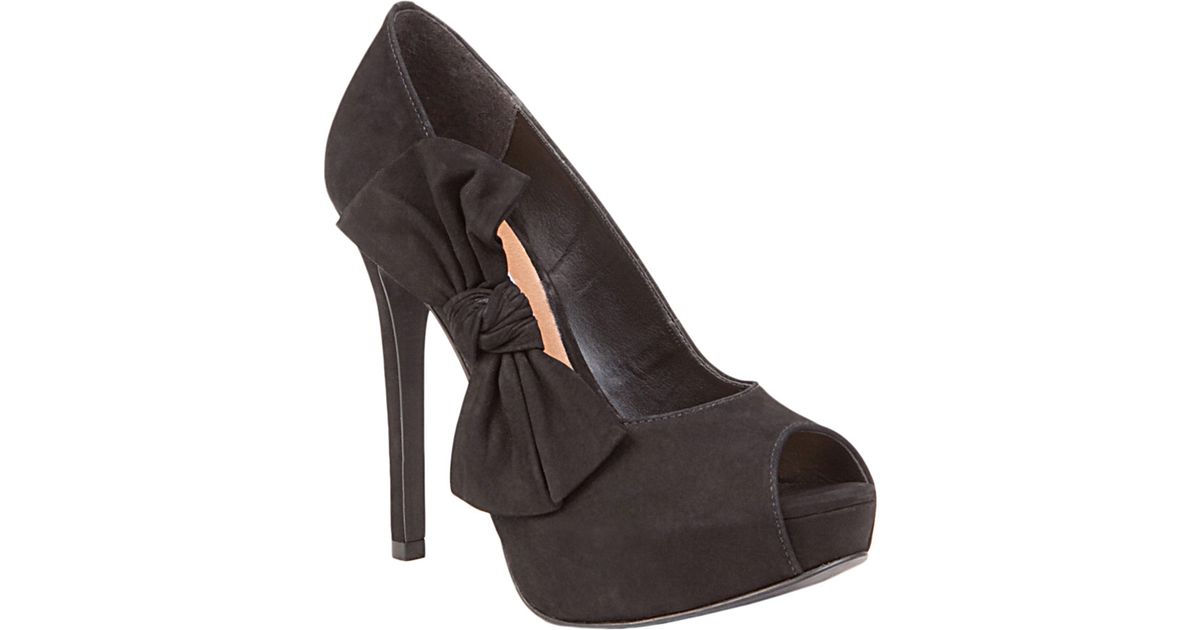 steve madden heels with bow