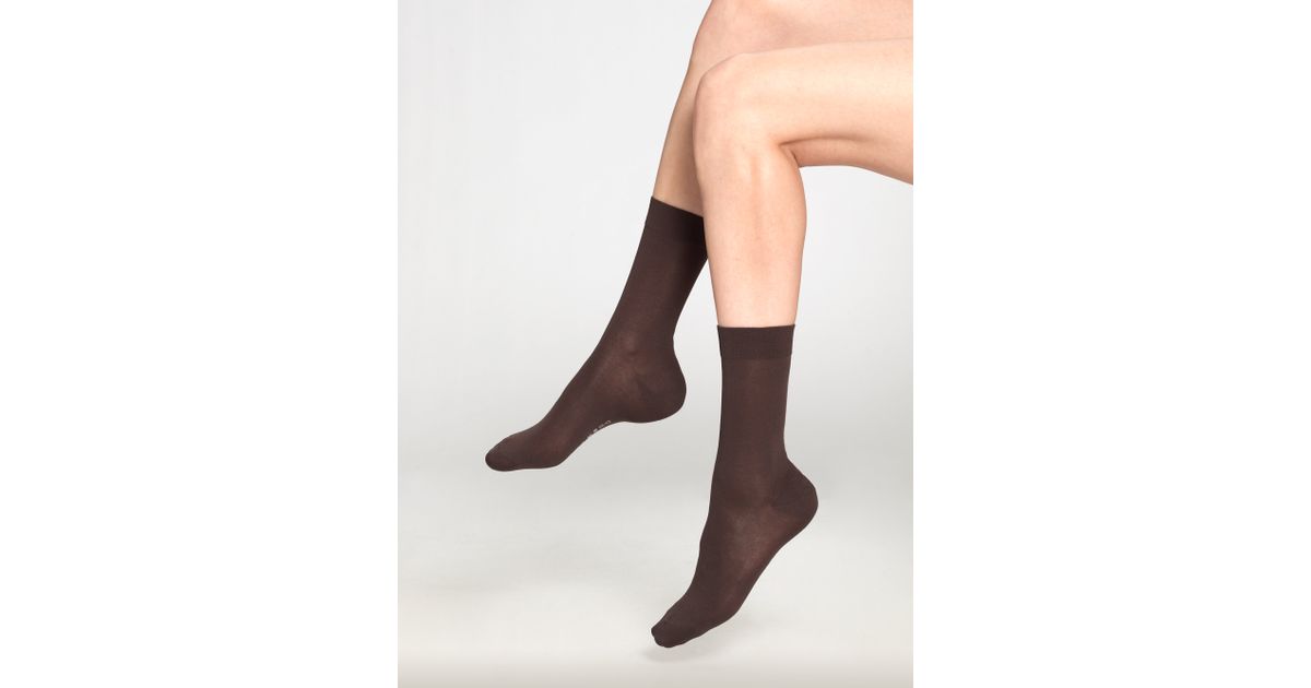 Falke Ankle Socks in Brown Lyst