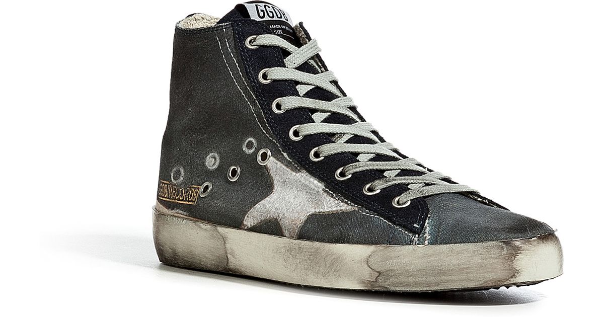 Golden goose deluxe brand Blue Replica Vintage Francy Sneakers in Blue ...